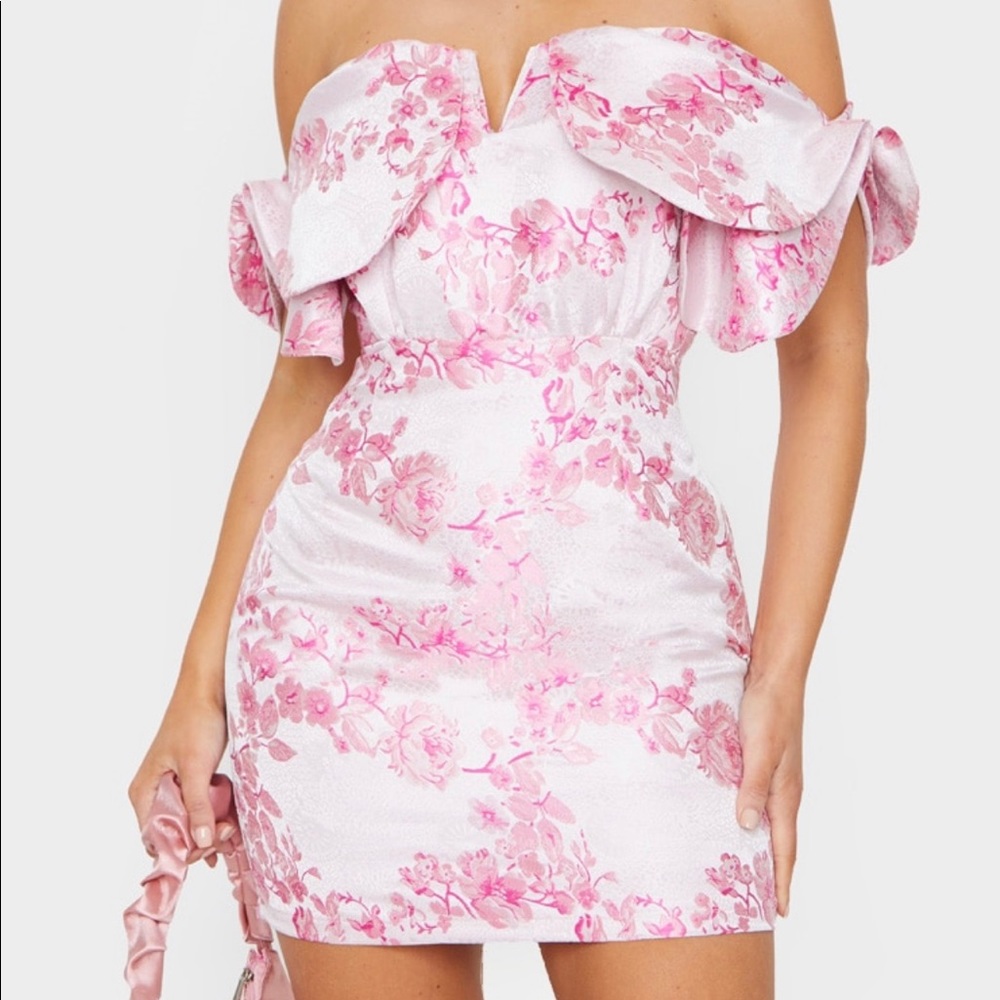 Jacquard Bodycon Dress